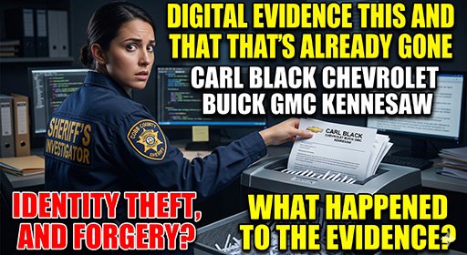 Carl Black Of Kennesaw What Happened To The Evidence