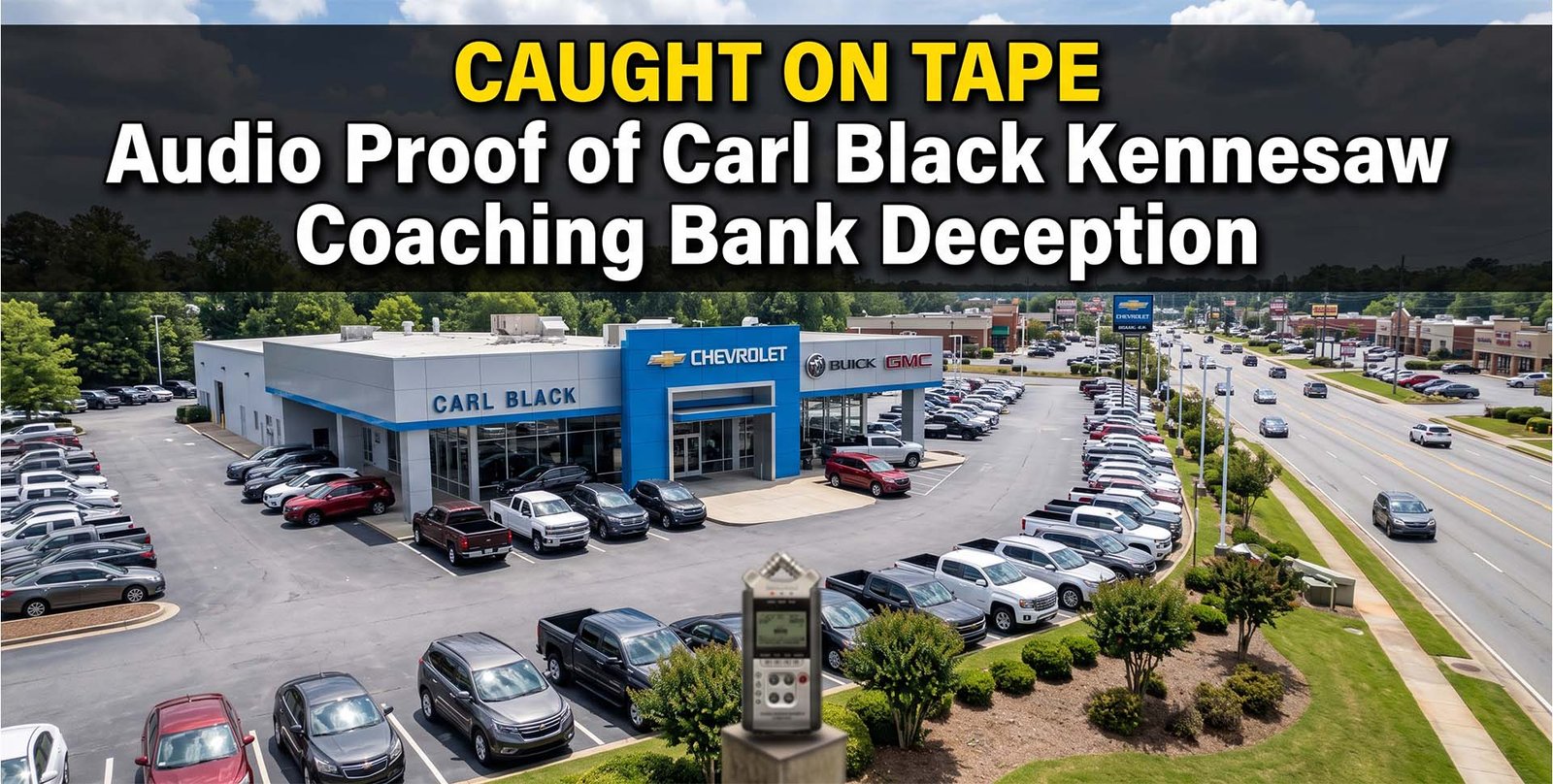 Caught On Tape Carl Black Kennesaw Finance Manager Bank Fraud
